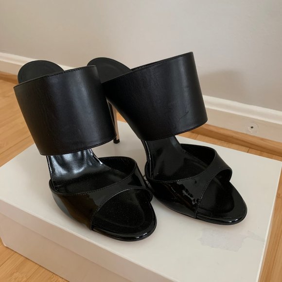 Manolo Blahnik Leather Ripta Mule Heel NWT - Picture 6 of 10